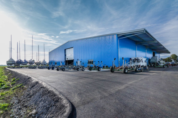 Wintering hall Sailboat Trailers